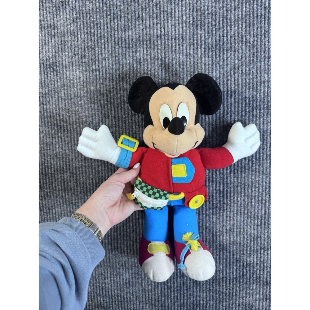 Mattel Disney Mickey Mouse Plush Toy Multicolor with‎ Accessories Model 406UD